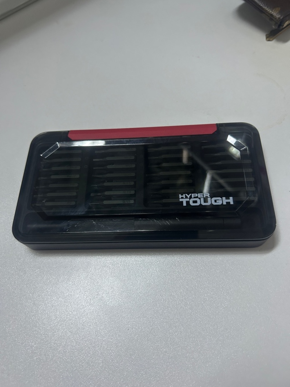 Hyper Tough Precision Screwdriver Bit Set - Black with Red Accent